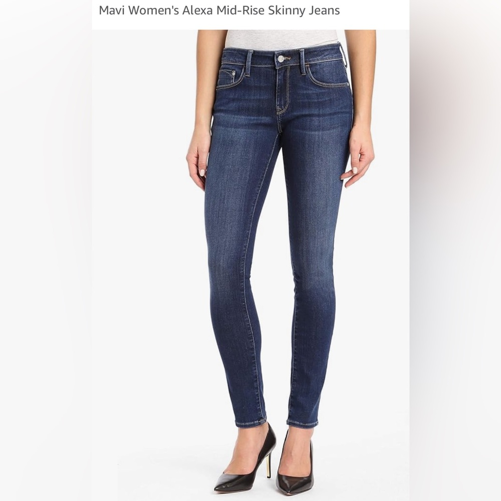 Mavi jeans | Alexa mid-rise skinny | dark supersoft wash
